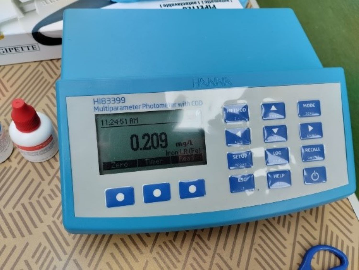 Control de la eficacia de limpieza de tubería Air Scouring - aparatología