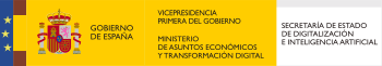 Logo Gobierno de España - Vicepresidencia Primera del Gobierno - Ministerio de Asuntos Económicos y Transformación Digital - Secretaría de Estado de Digitalización e Inteligencia Artificial